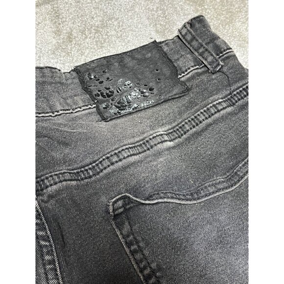 Rebel‎ Vengeance Jeans Grunge Distressed  Y2K Multi-Pocket Jeans Size 36x30 - Picture 8 of 14